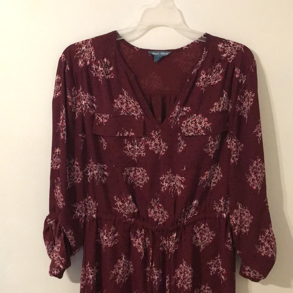 Synched waist floral dress - Picture 2 of 2